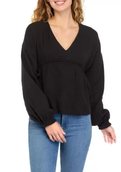 Best reviews of ๐ TRUE CRAFT Drop Shoulder Cotton Peasant Top ๐