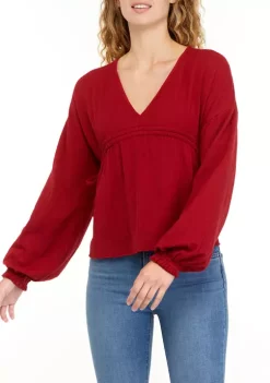 Best reviews of 👍 TRUE CRAFT Drop Shoulder Cotton Peasant Top 😉 -True Craft Clothing Store Belk 927
