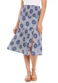 Flash Sale 🤩 TRUE CRAFT Smocked Midi 👗 Skirt 🥰