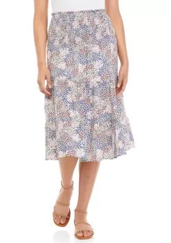 Flash Sale 🤩 TRUE CRAFT Smocked Midi 👗 Skirt 🥰 -True Craft Clothing Store Belk 960