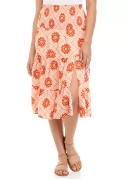 Flash Sale 🤩 TRUE CRAFT Smocked Midi 👗 Skirt 🥰 -True Craft Clothing Store Belk 962