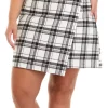 Best reviews of ⌛ TRUE CRAFT Plus Size Faux Wrap Plaid 👗 Skirt 🎉
